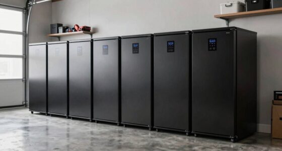 top garage chest freezers