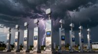 top lightning detection stations