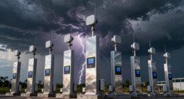 top lightning detection stations