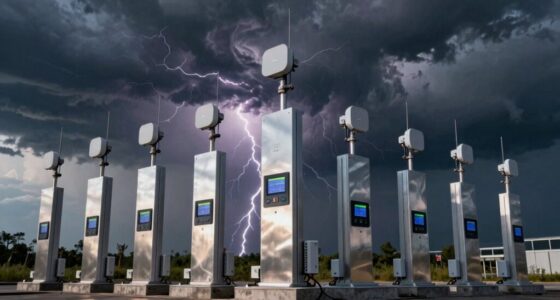 top lightning detection stations
