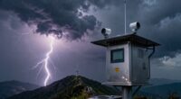 top lightning weather stations