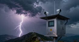 top lightning weather stations
