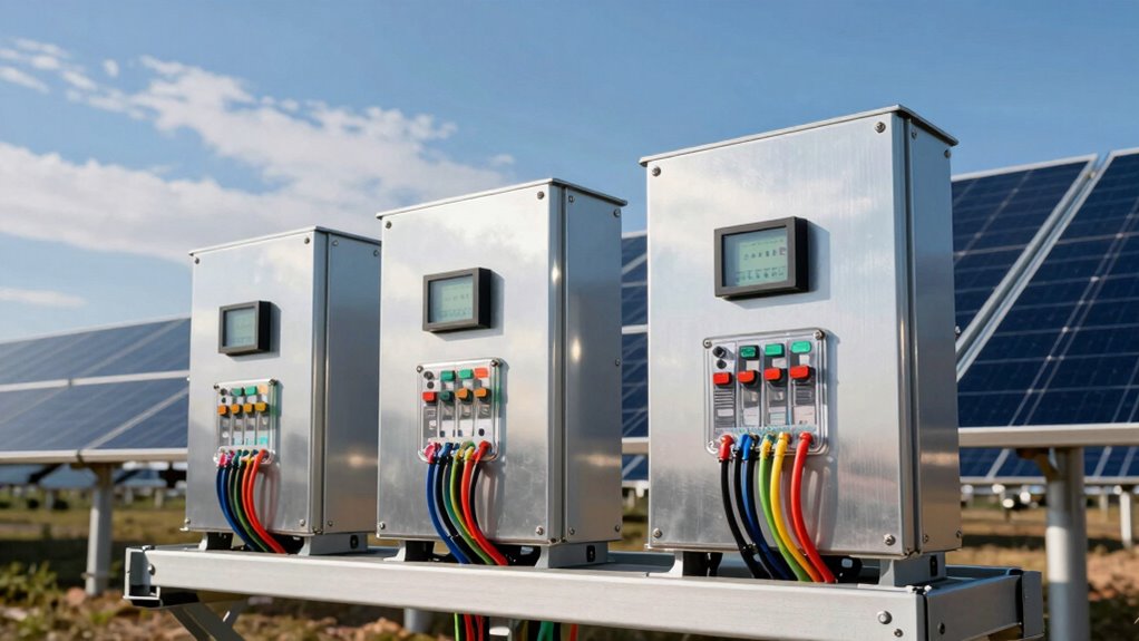 top off grid solar combiner boxes