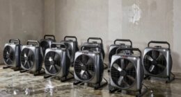 top water damage fans