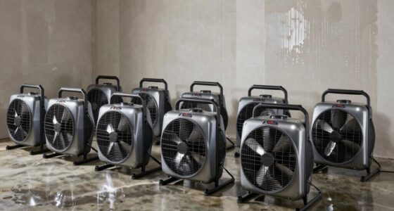 top water damage fans