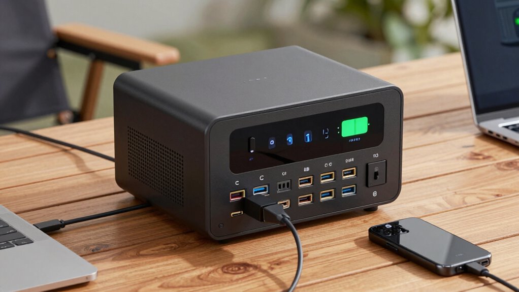 versatile ports and features