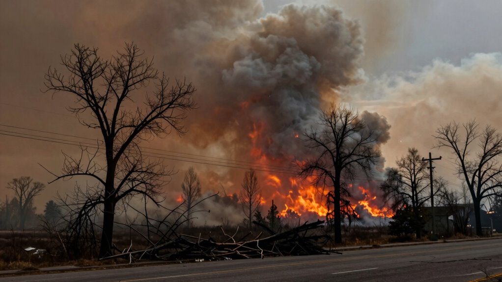 wildfire smoke and outages