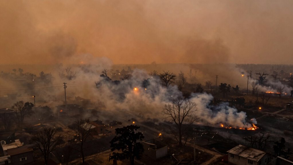 wildfires cause smoke outages