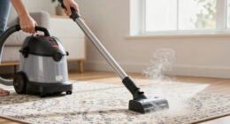 This Heavy-Duty Steam Cleaner Made My 10-Year-Old Rug Look New (I Had No Idea It Was So Gross!)