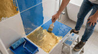 A Color Consultant Turned a Bedroom Into a Bold Bathroom