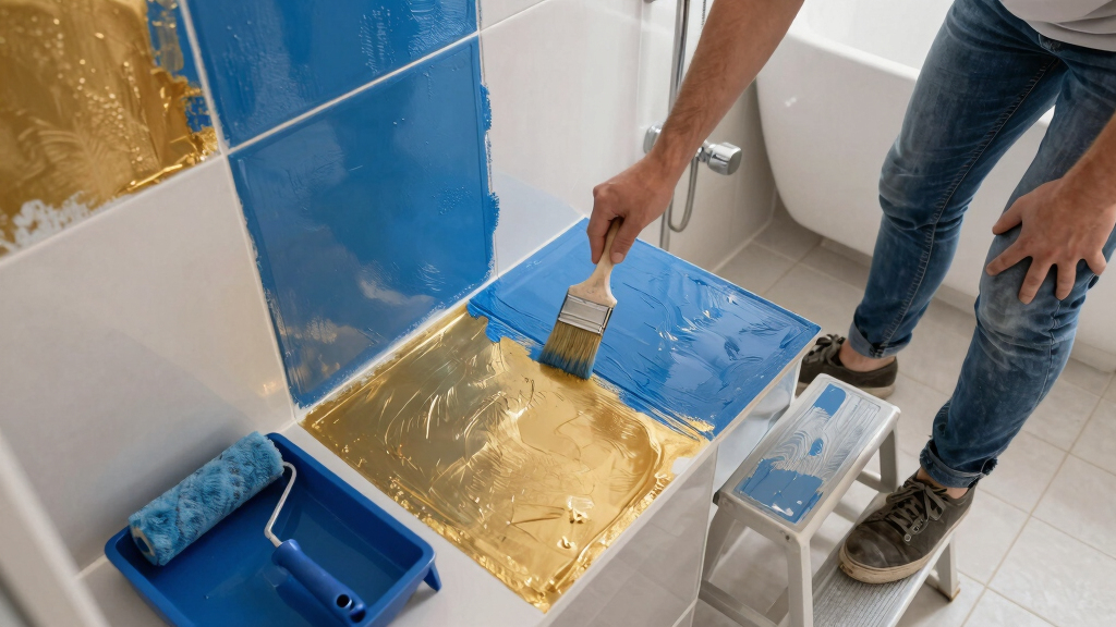 A Color Consultant Turned a Bedroom Into a Bold Bathroom