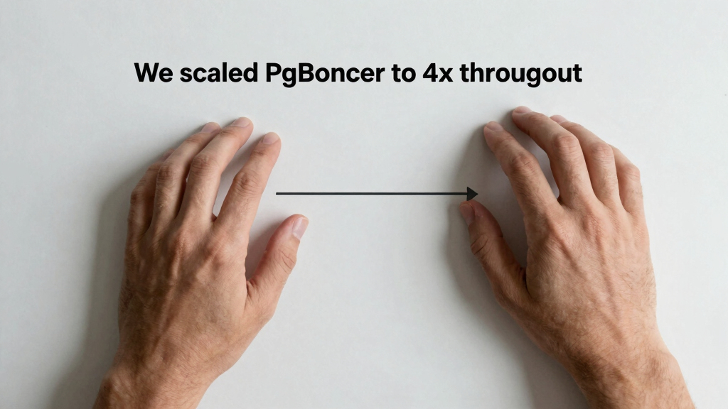 We scaled PgBouncer to 4x throughput