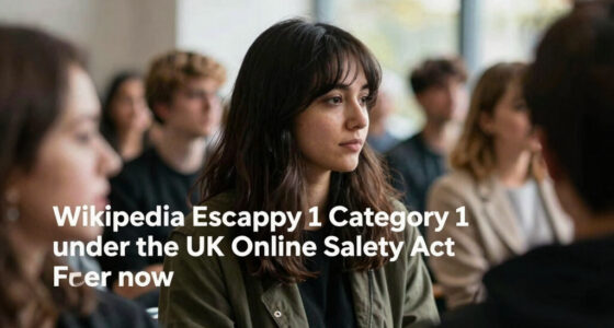Wikipedia escapes Category 1 designation under the UK Online Safety Act for now