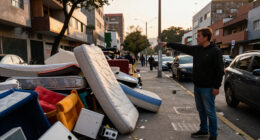 Bogotá Imposes Fine For Leaving Mattresses And Debris On Streets