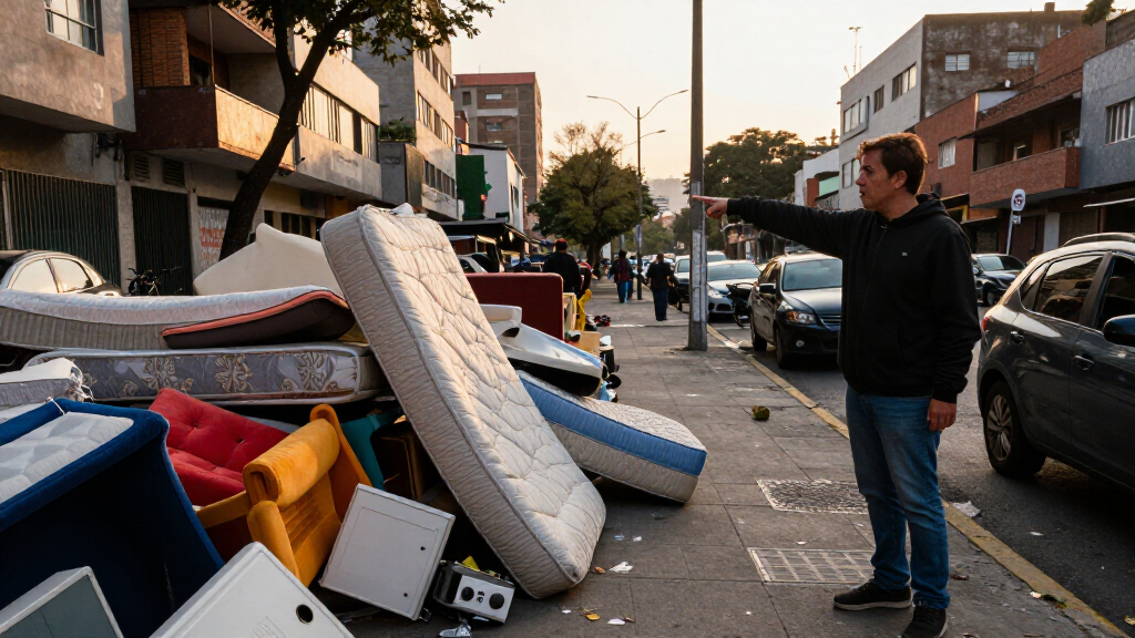 Bogotá Imposes Fine For Leaving Mattresses And Debris On Streets
