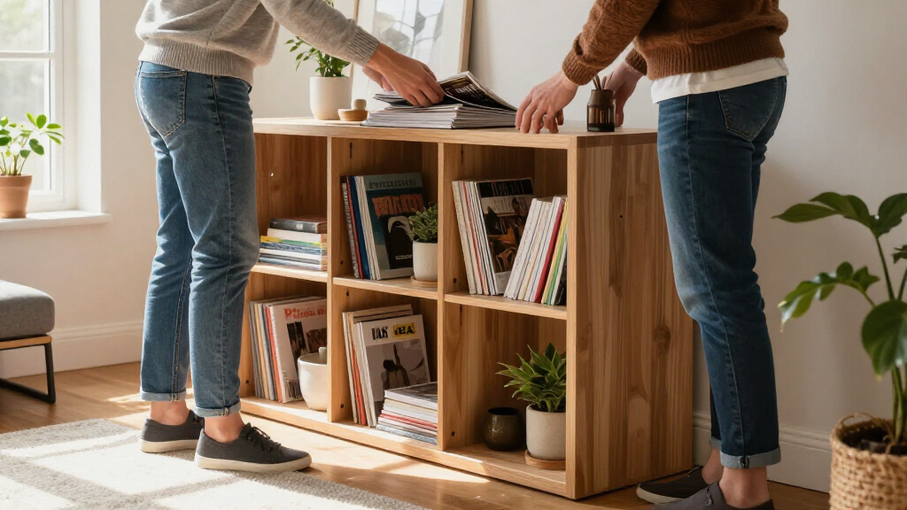 I Created A Pretty IKEA BILLY Hack That Seriously Cuts Clutter