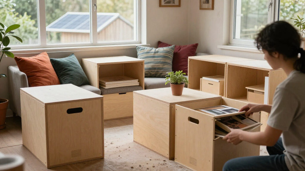 They Made A Blank-Box Living Room Look Custom Without Hiring A Carpenter