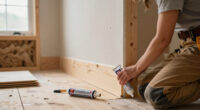 Air Sealing Behind T&G Wainscot