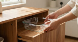 I Put A Pyrex Baking Dish In My Entryway, And It’s So Sleek And Functional