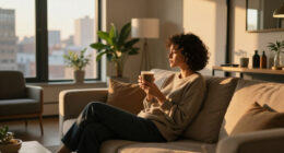 Podcaster Amanda Hirsch’s NYC Apartment Feels Like A Quiet, Hotel-Like Escape From The City