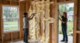 Closed-cell Spray Foam In Exterior Wall Of Home In Zone 4A (Mixed-humid)